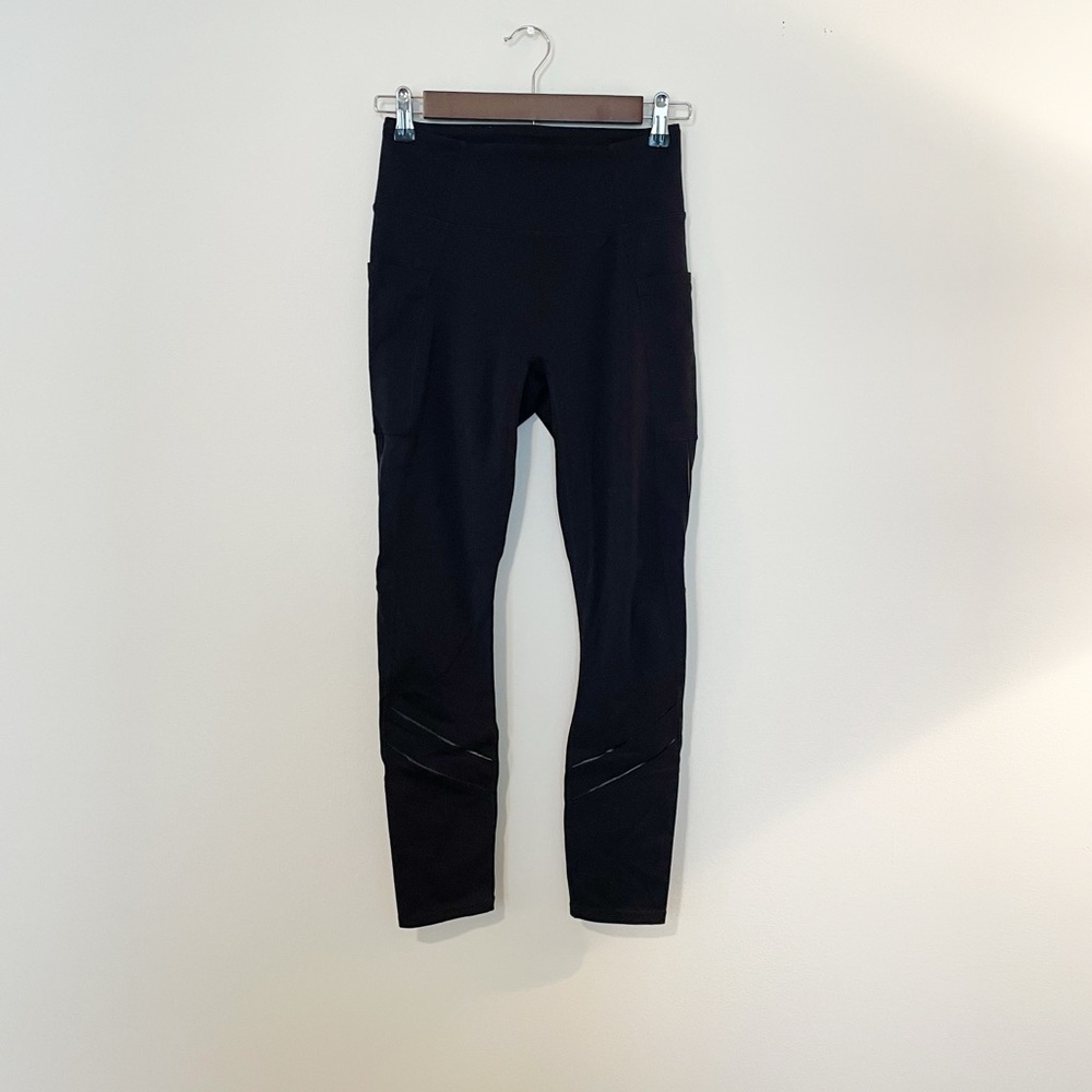 Fabletics Black Motion 365 Leggings 7/8 Length